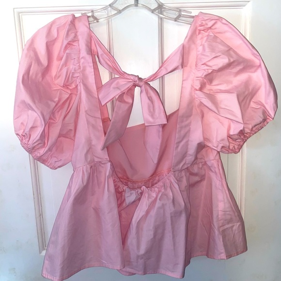 NWT Puff Sleeve Top - Picture 2 of 3